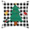 New Santa Claus Pillowcase Cute Christmas Home Cushion Cover Cute Cartoon Pillow