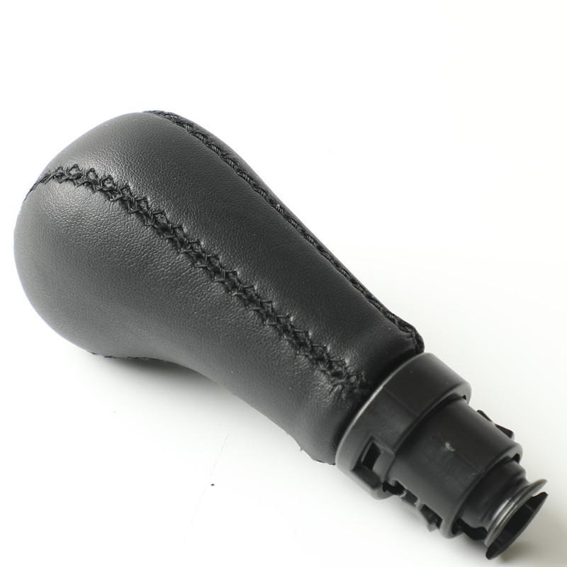 New Black Leather Gear Shift Knob For Volvo S60 S80 V70 XC70 Sewing Leather 6/5 Manual Shifter Lever Pen Car Styling Accessories