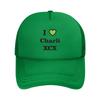 Hyperpop Brat Trucker Hats Unisex Women Casual Charli XCX Album Mesh Baseball Cap Summer Adjustable Sun Hats