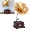 Phonograph im Vintage-Stil Europäische Ornamente Grammophon Dekoration Eisen Schallplattenspieler Modell Handwerk für Zuhause