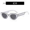 Fashion Cat Eye Sexy Shades Designer Famous s Women Men Retro Small Frame Square Sunglasses Uv400 lentes de sol mujer