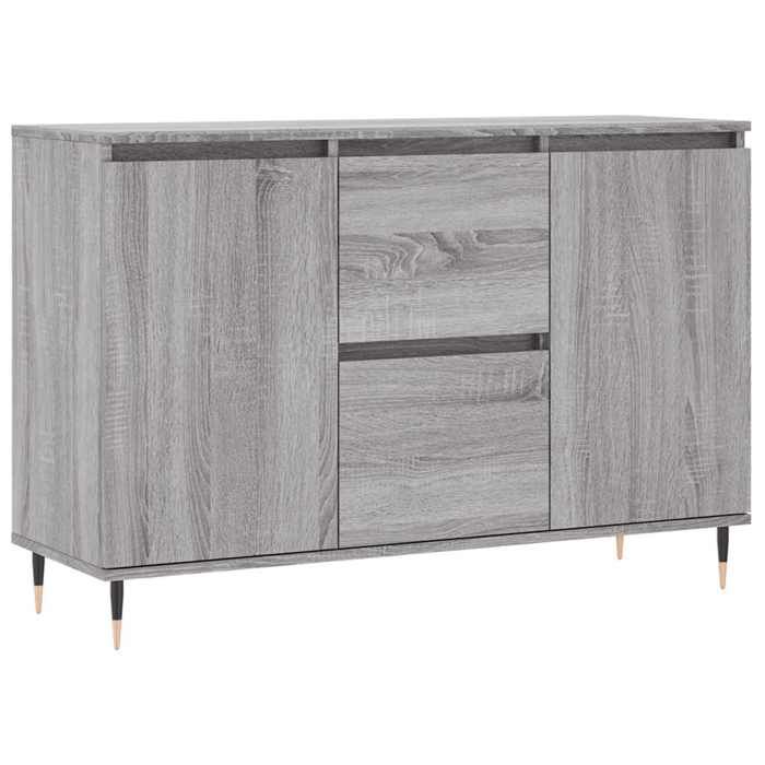 VidaXL Buffet, Armoire Latérale avec Pieds, Meuble de Rangement, Organisateur de Salon Salle de Séjour Intérieur, Sonoma 827202