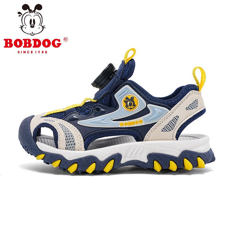 

Babu Bean Girls Beach Shoes Summer New Medium and Older Boys Button Baotou Sandals Children s Sports Sandals 37
