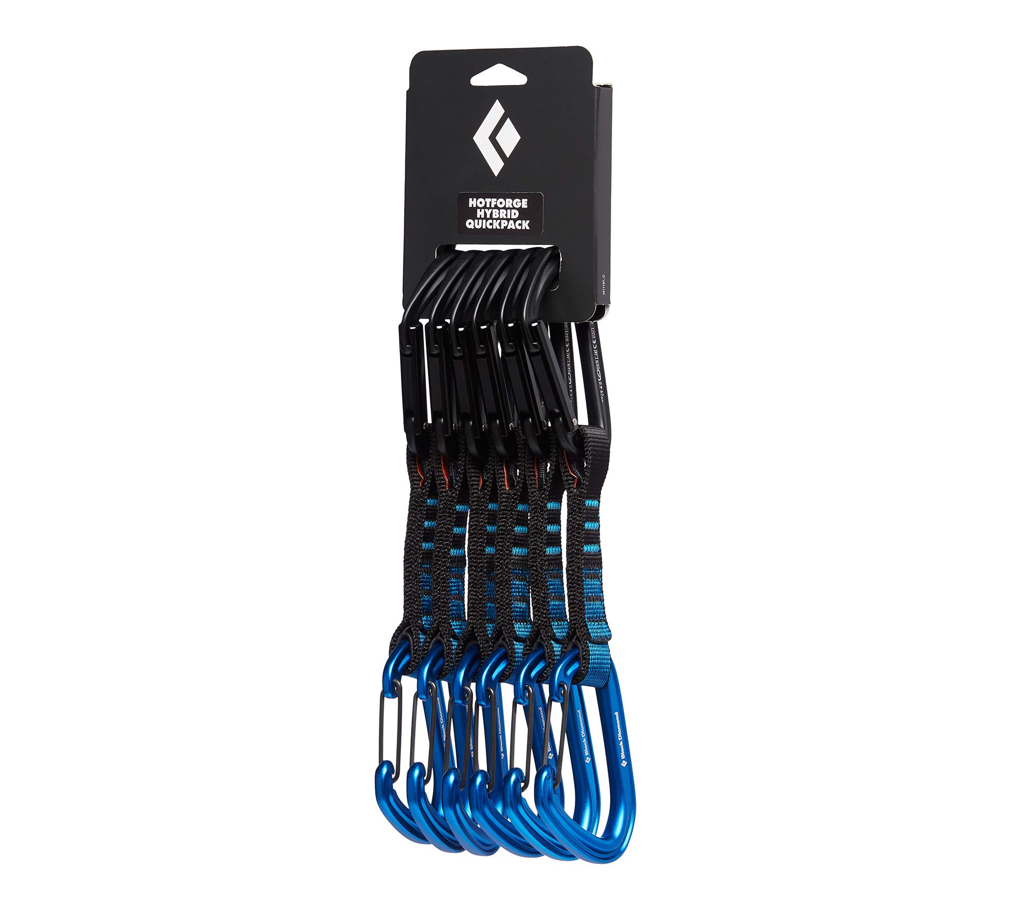 

Black Diamond Hot Forge Hybrid Quickdraw 12cm (Color: Blue) Set of 6 BD10310 [Used]