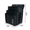 SK11 (SK11) DEVICE Waist Bag 3 Tiers Large Capacity Pocket DVC-KZ13