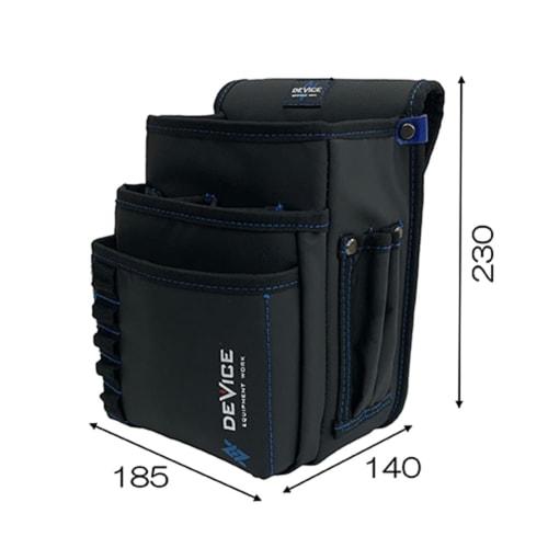 SK11 (SK11) DEVICE Waist Bag 3 Tiers Large Capacity Pocket DVC-KZ13