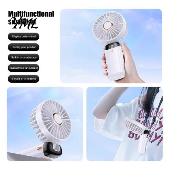 Compact Fan for Outdoor Use Portable Handheld Fan, Foldable Mini with Strong Wind, 3 Speed Cooling Travel Quiet Desk Office, USB Personal Office