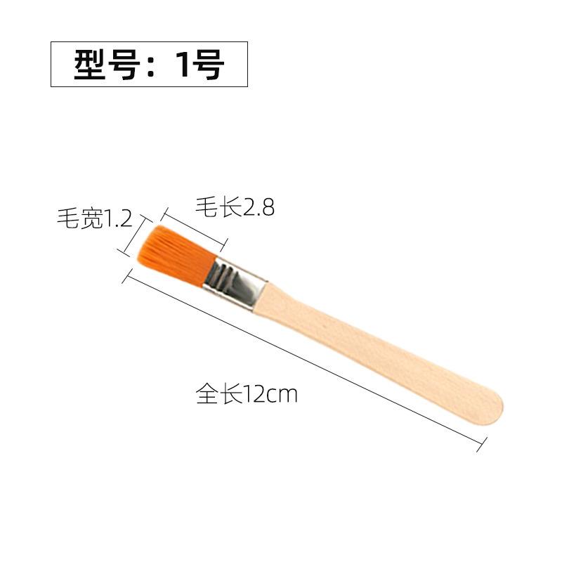 High Quanlity Different Size Nylon Hair Painting Brush For Artist Oil Watercolor Powder Acrylic Paint Brushes School Art Supplie