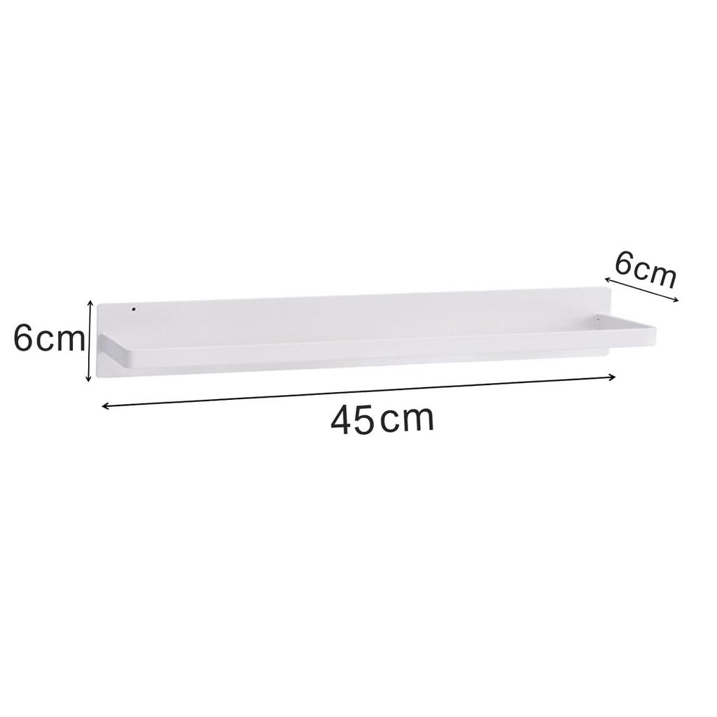 QINGQIU Magnetic Towel Towel Hanger for Washing 45cm Rack, Machine, Refrigerator, Bathroom, Kitchen, White, Approx.