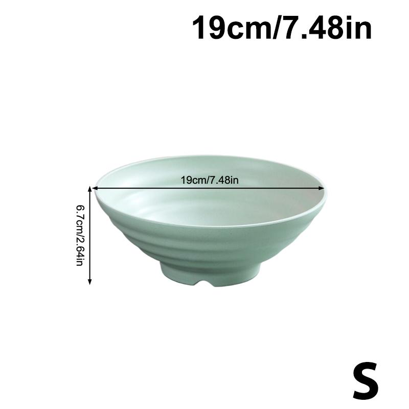7-10inch Unbreakable Japanese Ramen Bowl Noodles Cereal Soup Salads Bowl Kitchen & Dining Tableware For Microwave And Dishwasher