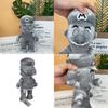 Pelúcia Super Mario 28cm Mario Prata Posição Sentada Mario de Metal Atacado