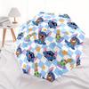 Stitch, Lilo Automatic Opening and Closing Umbrella, Compact Travel Umbrella, Lightweight and Portable, Suitable for Beach Commuting Busines