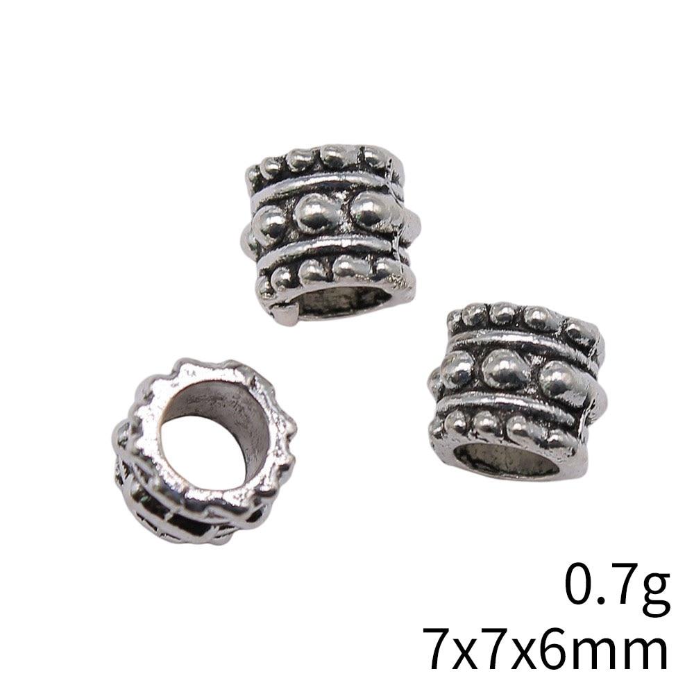

Маленькие бусины с большим отверстием, компоненты сумки, подвески для изготовления ювелирных изделий A03-7x7x6mm-10pcs