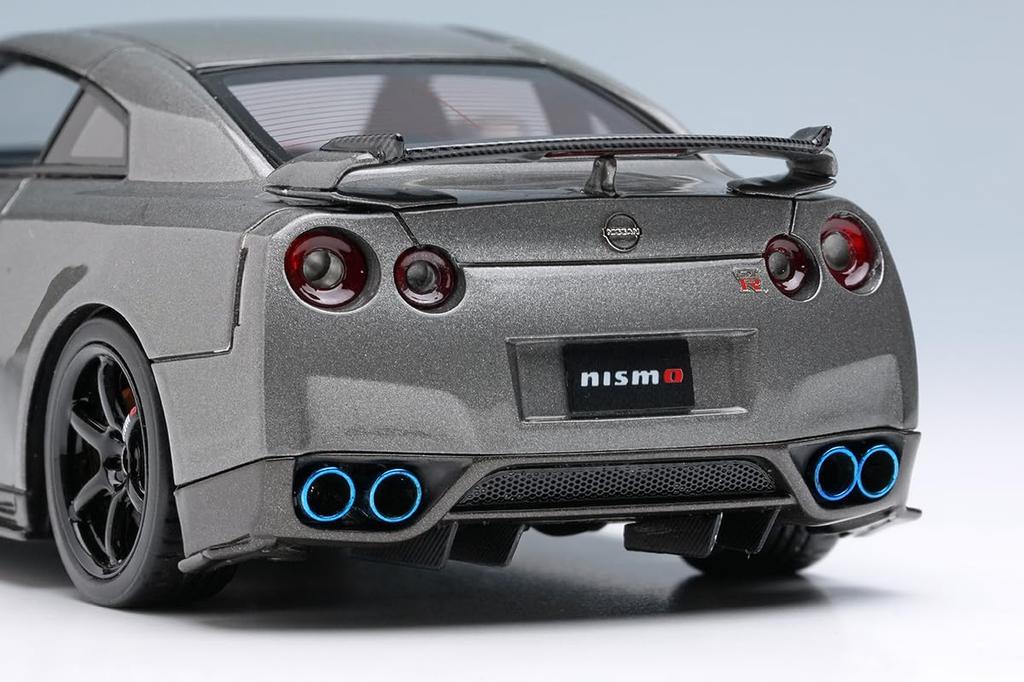 Makeup EIDOLON Scale Nissan R35 CRS 2008 Dark Metal Gray Finished Model EM703 1/43 GT-R (NISMO Version)