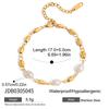 Youthway Elegant Flower Freshwater Pearl Bracelet For Women  Gold Plated Stainless Steel Bracelet Fashion Jewelry Girls Gift
