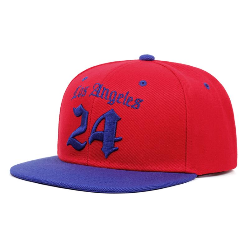 23 Los Angeles Buchstabenstickerei Herren Mode Trend Retro Hip-Hop Hut Baseballschläger Damen Outdoor Freizeit Sonnenhut Flacher Rand Hut