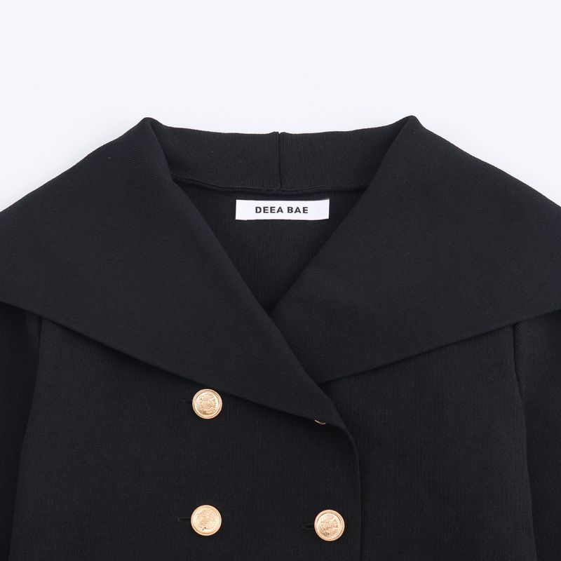 Za Export New Arrival Women's Clothing ZR Fashion Style Fashion All-Match Casual Knitting Double Breasted Short Coat 4192132