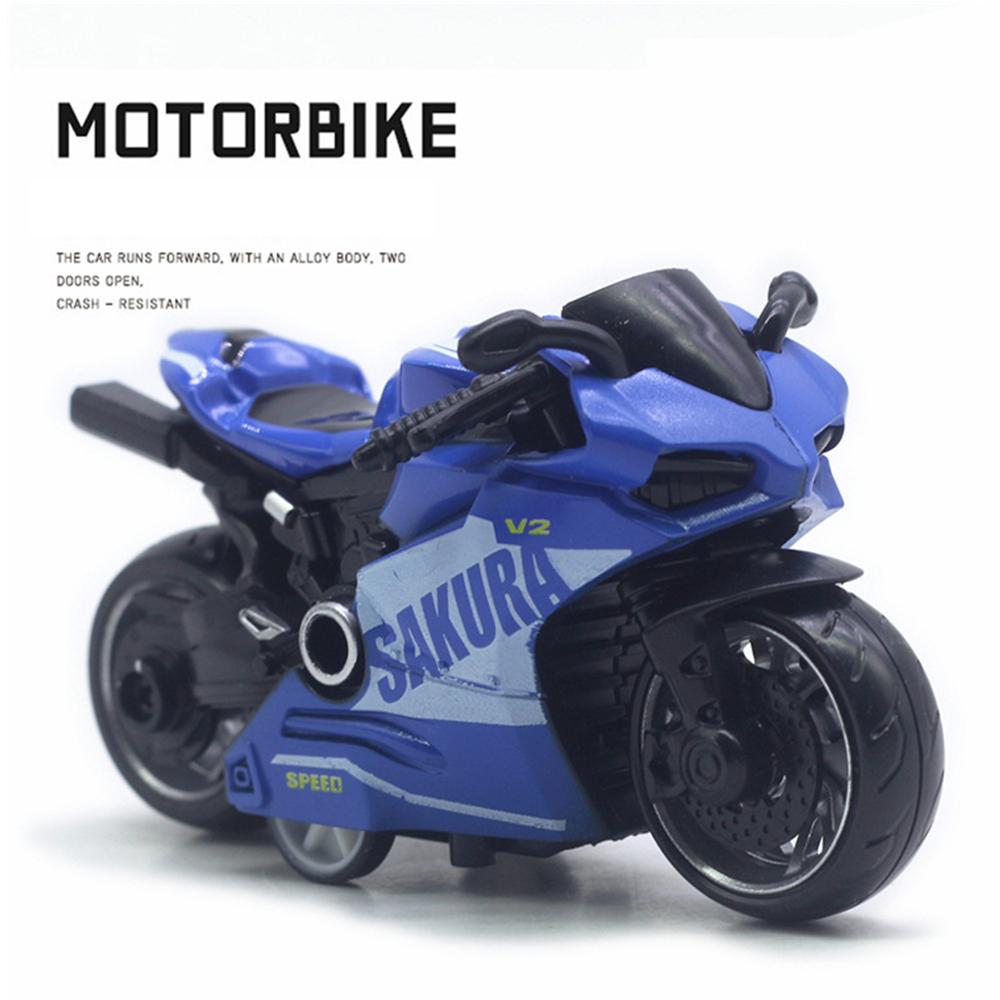 1/32 skala V2 SAKURA GESCHWINDIGKEIT Simulation Motorrad Modell Ornament Legierung Pull Back Spielzeug Auto