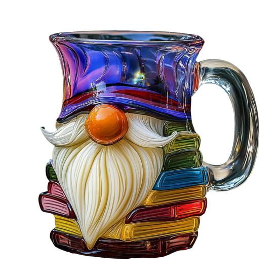 3D Malovaný hrnek ve tvaru knihy na horké a studené nápoje 300 ml Stohovatelný hrnek ve tvaru knihy Dárky pro čtenáře, spisovatele, knihovníky