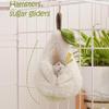 Hamster Hanging Bag Bed Winter Warm Hamster Sleeping Bag Pear Shape Warm Habitat Cozy Cage Accessories  for Wellness Comfort