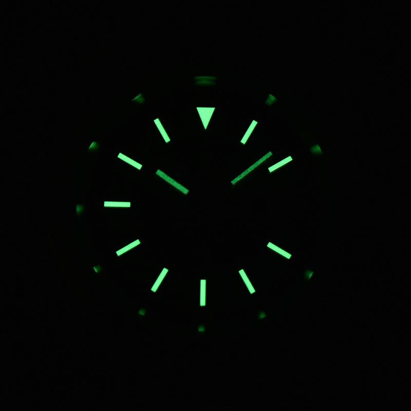 Montre à mouvement NH35, montre d'affaires 36mm, montre assemblée pour natation et plongée