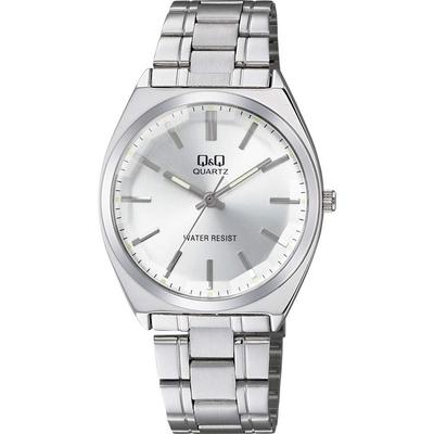 [Citizen Q&Q] Watch Analog Waterproof Metal Band QB78-201 Men's Silver