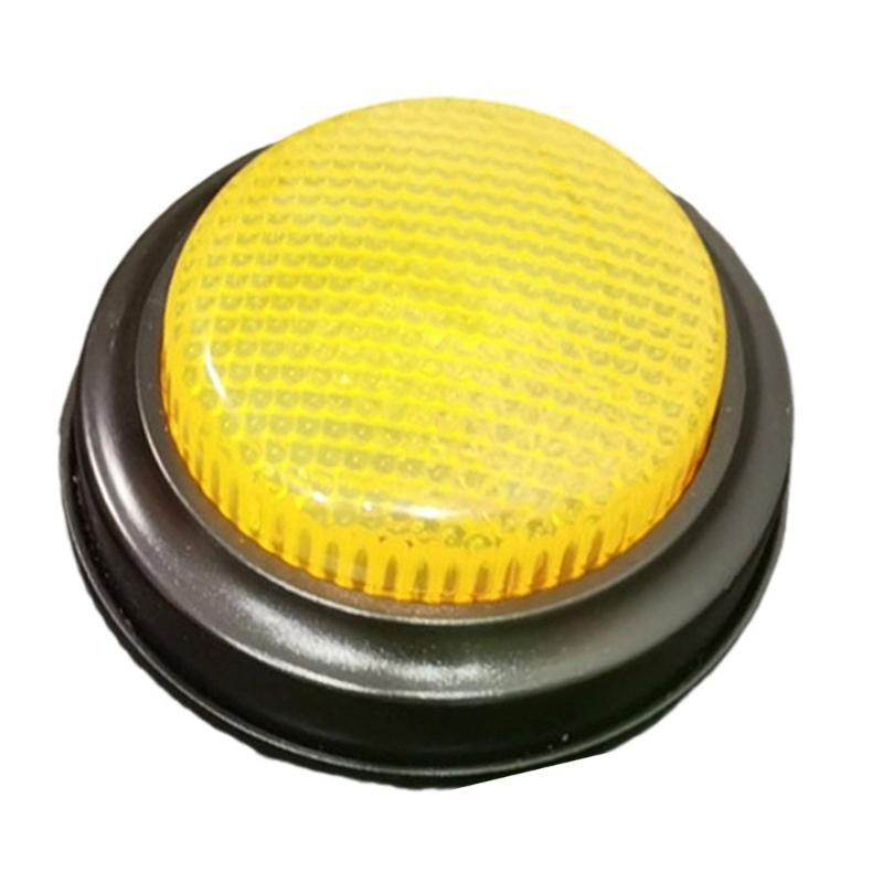 Набор из 4 пластиковых кнопок-зуммеров для викторин со световым и звуковым эффектом для детских групповых занятий, классных командных конкурсов