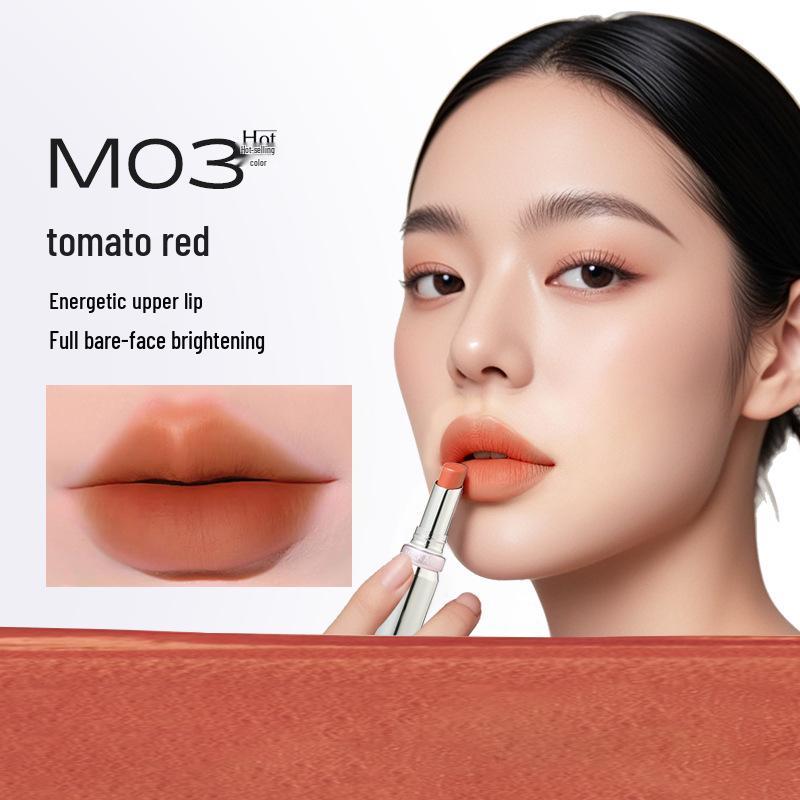 Andy Mist-Finish Long-Lasting Velvet Matte Lipstick: Brightens Complexion, Non-Sticky, Moisturizing, Pigmented, Long-Wearing.