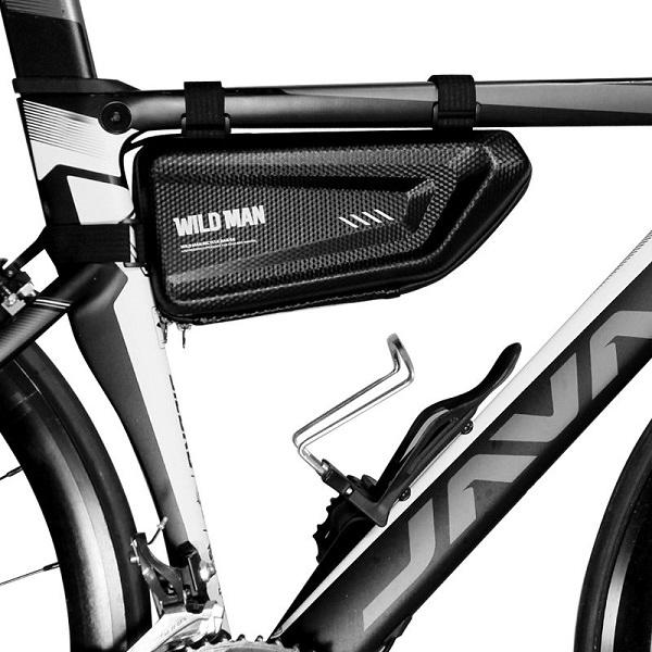 Wildman Etui/Sakwa Na Ramę Roweru L E4   1.5L Uchwyt Rowerowy Czarna/Black