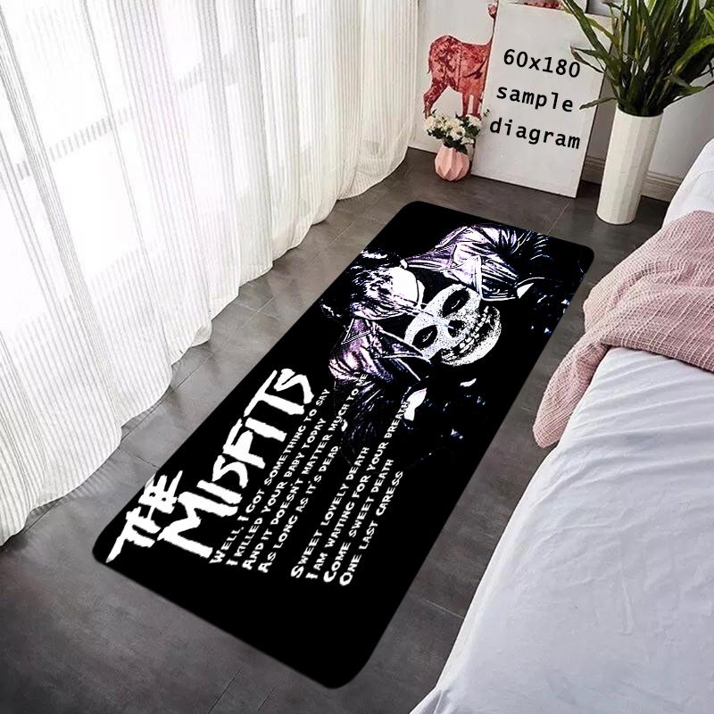 Bedside Foot Rug Welcome Floor Mat for Entryway Misfits Bathroom Hallway Carpet Kitchen Water Adsorbed Rugs Fluffy Home Decor