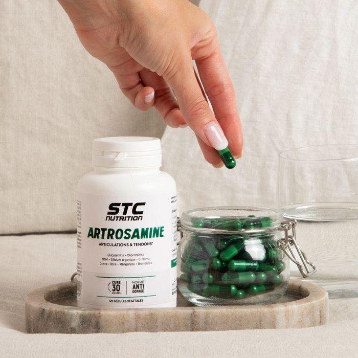 STC NUTRITION - Artrosamine - Résistance des articulations - Souplesse des tendons - 120 Gélules - Sans Gluten - Cure 30 jours