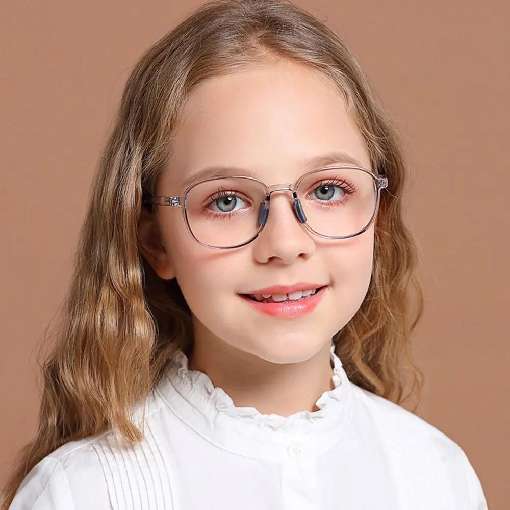 Anti-blue Light Kids Glasses TR90 Eye Protection Comfortable Eyeglasses Computer Online Classes Ultra Light Frame