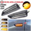 For Opel Vauxhall Astra J K Crossland X Grandland Insignia B Zafira C LED Dynamic Turn Signal Light Side Marker Lamp Blinker