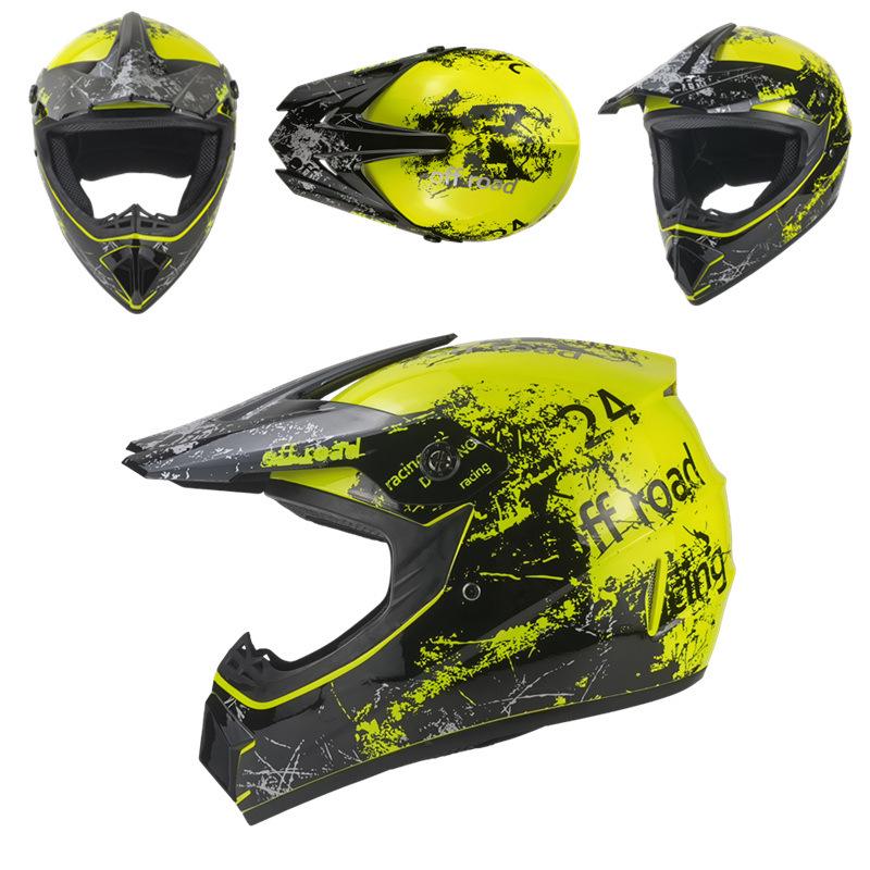 Kask do handlu transgranicznego do jazdy, kolarstwa górskiego, pojazdów plażowych, zjazdów i gokartów dla młodzieży