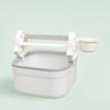 Anti-Splash Design Parrot Desktop Stand with Food Cup Pet Bird Perching Stand  Grinding Claws