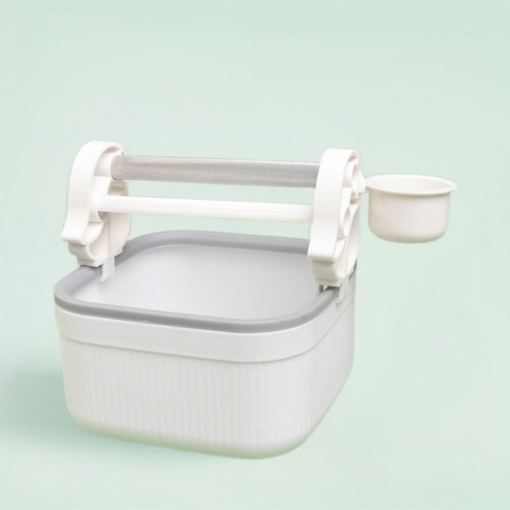 Anti-Splash Design Parrot Desktop Stand with Food Cup Pet Bird Perching Stand  Grinding Claws