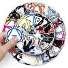 50-Piece Creative Graffiti Sticker Set for Phone, Water Bottle, Luggage & DIY
