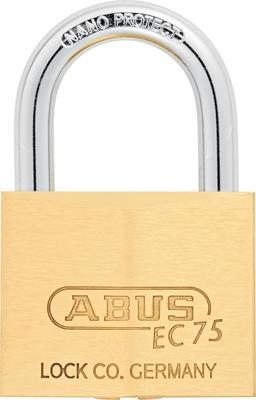 ABUS Brass Padlock KD Dimple Loose Number EC75/50 Cylinder,