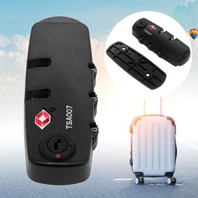 TSA 3 Digit Combination Lock Cabinet Locker Bag Lock Customs Password Lock Security Tool Suitcase Luggage Coded Lock Travel