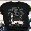 Amerikanischer Cocker Spaniel Shirt, , , Süßes Schwarz Weiß und Lohfarben Cocker Spaniel T-Shirt Lustiges Hunde-Liebhaber Geschenk Haustier-T-Shirt Hunde-Mama Papa Dreifarbig