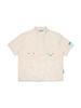 Bbc Earth Patch Pocket Short Sleeve Anorak_Ivory