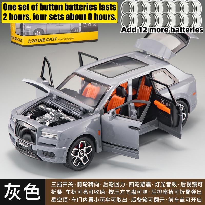 1:20 Rolls Royce Cullinan Ultra Luxusní Plnohodnotný SUV Domácí Dekorace & Sběratelské Předměty Hobby Displej Ozdoby Sváteční Dárek
