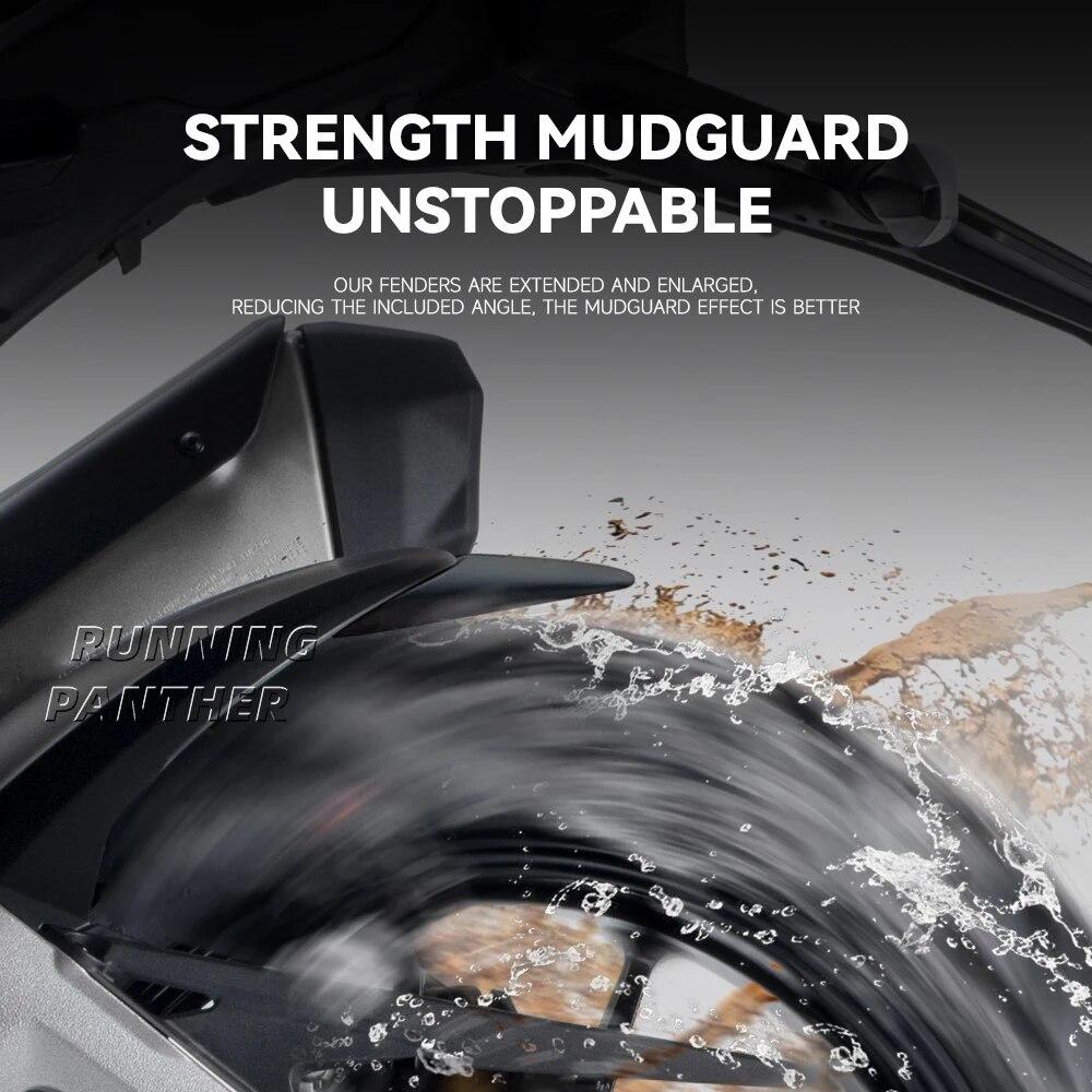 NEW Motorcycle Front Rear Wheel Hugger Extension Mudguard Extender Fender Splash Guard For Ducati Multistrada V4 S V4S  2022