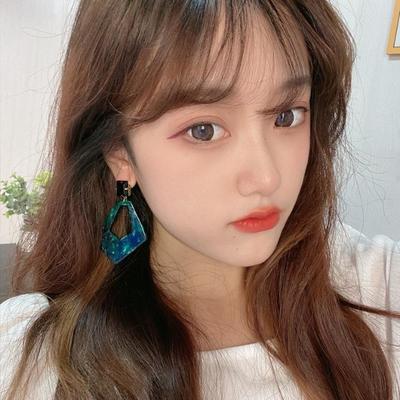 Fashion Light Luxury Geometric Earrings Women'S High Sense Of Atmosphere Exaggerated Stud Earrings Niche Temperament Earrings