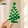 Living Room Accents 3D Printed Minimalist Christmas Tree Desktop Ornament Modern Holiday Table Handcrafted Figurines Sign for Bedroom Home