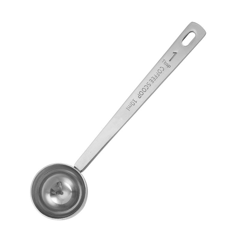 Stainless Steel Long Handle Measuring Spoons, 15ml & 30ml, for Coffee or Seasoning