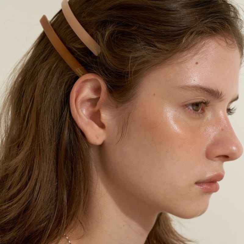 LOVE ME MONSTER [HA_2 SET] Salmon Hair Pin