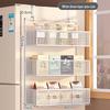 ZISIZ Refrigerator Side Storage Rack
