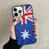 Australische Flagge Handyhülle Für iPhone 17 Air 16 pro max 15 14 plus 12 13 Weiche Stoßfänger Hülle Cover coque