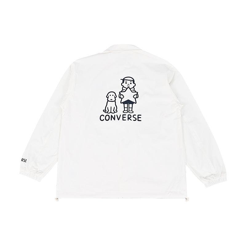 Converse Jackets Unisex White Lapel Moderate Other UCH890-W70